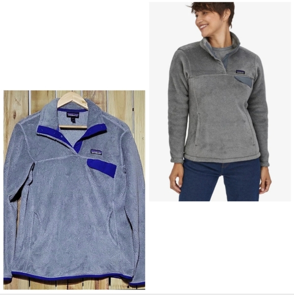 Patagonia Sweaters - Patagonia Gray Snap Sweater